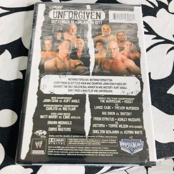 WWE - Unforgiven 2005 (DVD, 2005) Cena Vs Angle, Carlito Vs Ric Flair - Picture 3 of 7